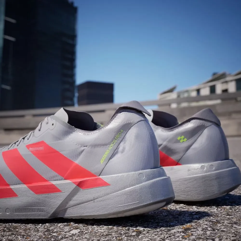 7.5M/8.5W -‎ [NEW] Men's Adidas Adizero Adios Pro 4 Shoes Silver Metallic JR6372